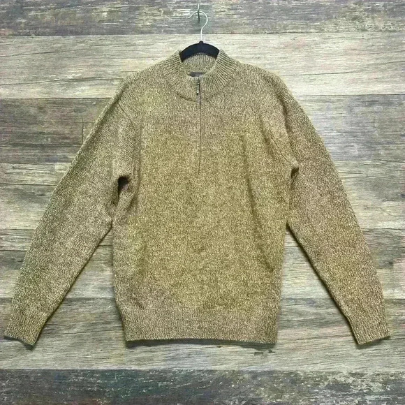 Turtleson Men’s Cozy Brown Knit Sweater size Medium - Picture 1 of 4